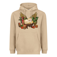Mushroom joy christmas with baby jesus bbs Heavyweight Hoodie - BundleAndBundleShop