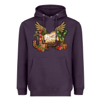 Plum joy christmas with baby jesus bbs Heavyweight Hoodie - BundleAndBundleShop