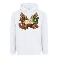 White joy christmas with baby jesus bbs Heavyweight Hoodie - BundleAndBundleShop