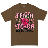 Cacao teach teach teach with love Premium Tee - MaliasSmallBusiness
