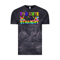 Cloud Black cute and colorful pride message Vintage Tee - LillyAllenDesigns