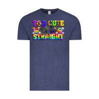 Vintage Denim cute and colorful pride message Vintage Tee - LillyAllenDesigns