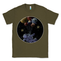 Army Green Space Travel Classic Tee - Bettercallsaul