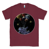Burgundy Space Travel Classic Tee - Bettercallsaul