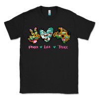 Black Peace Love Texas Classic Tee - RanaPortraitStore