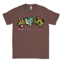 Chestnut Peace Love Texas Classic Tee - RanaPortraitStore