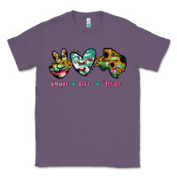 Lavender Peace Love Texas Classic Tee - RanaPortraitStore