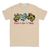 Mushroom Peace Love Texas Classic Tee - RanaPortraitStore