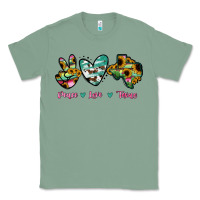 Sage Peace Love Texas Classic Tee - RanaPortraitStore