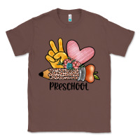 Chestnut peace love preschool Classic Tee - JahusDesignShop