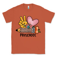 Copper peace love preschool Classic Tee - JahusDesignShop