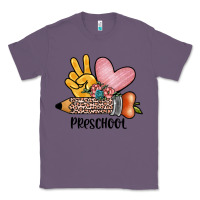 Lavender peace love preschool Classic Tee - JahusDesignShop