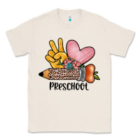 Natural peace love preschool Classic Tee - JahusDesignShop