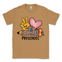 Toasted Coconut peace love preschool Classic Tee - JahusDesignShop
