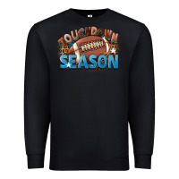 Black touchdown season Premium Sweatshirt - FaDigitalArtStudio