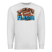Oatmeal Heather touchdown season Premium Sweatshirt - FaDigitalArtStudio