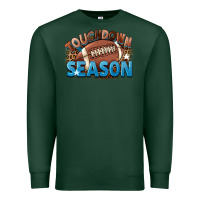 Sports Green touchdown season Premium Sweatshirt - FaDigitalArtStudio