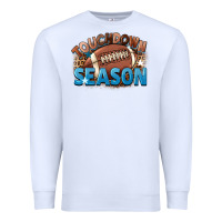 White touchdown season Premium Sweatshirt - FaDigitalArtStudio