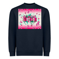 Navy I am a survivor Heavyweight Sweatshirt - NancyCooperArtShop