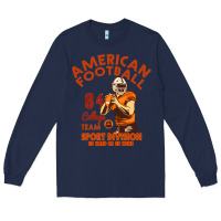 Navy American Football Long Sleeve Tee - Bettercallsaul
