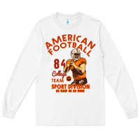 White American Football Long Sleeve Tee - Bettercallsaul