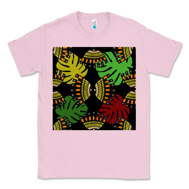 African And Leaf Seamless Pattern Classic Tee by BundleAndBundleShop | Teevron