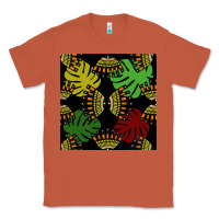 Copper african and leaf seamless pattern Classic Tee - BundleAndBundleShop