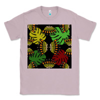 Lilac african and leaf seamless pattern Classic Tee - BundleAndBundleShop