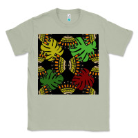 Matcha african and leaf seamless pattern Classic Tee - BundleAndBundleShop