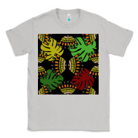 Moon Dust african and leaf seamless pattern Classic Tee - BundleAndBundleShop