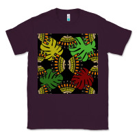Plum african and leaf seamless pattern Classic Tee - BundleAndBundleShop