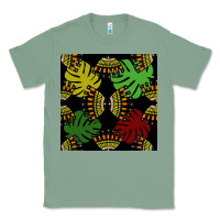 Sage african and leaf seamless pattern Classic Tee - BundleAndBundleShop