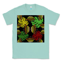 Seafoam african and leaf seamless pattern Classic Tee - BundleAndBundleShop