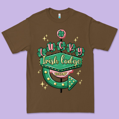 Irish Lodge Vacant Premium Tee Designed By Maliassmallbusiness