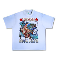 Grape Ice reel cool papa american flag bass fishing Urban Heavy Tee - LillyAllenDesigns