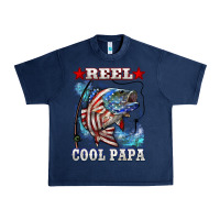 Navy reel cool papa american flag bass fishing Urban Heavy Tee - LillyAllenDesigns
