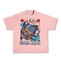 Salmon reel cool papa american flag bass fishing Urban Heavy Tee - LillyAllenDesigns