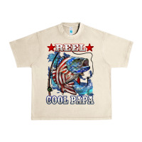 Sandshell reel cool papa american flag bass fishing Urban Heavy Tee - LillyAllenDesigns