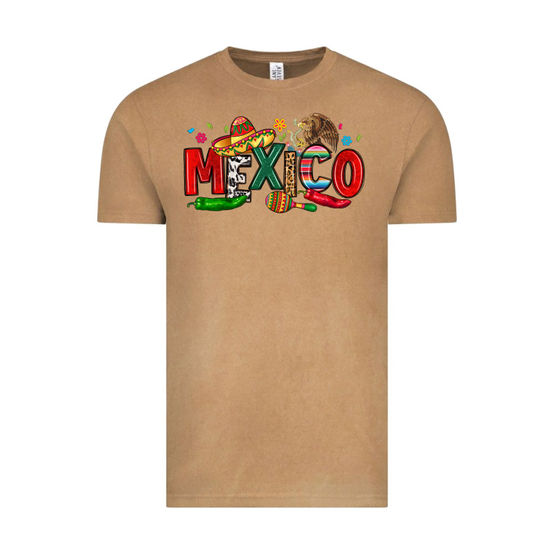 Colorful Mexico Collage Vintage Tee by LillyAllenDesigns | Teevron