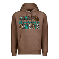 Chestnut mama's let your babies be cowboys Premium Hoodie - OliviaCreatesArt