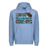 Colony Blue mama's let your babies be cowboys Premium Hoodie - OliviaCreatesArt