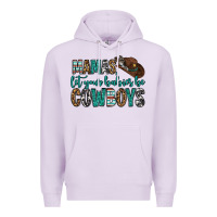 Lilac mama's let your babies be cowboys Premium Hoodie - OliviaCreatesArt