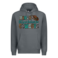 Rock mama's let your babies be cowboys Premium Hoodie - OliviaCreatesArt
