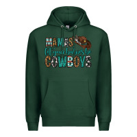 Sports Green mama's let your babies be cowboys Premium Hoodie - OliviaCreatesArt