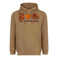 Toasted Coconut peace love thanksgiving bbs Heavyweight Hoodie - BundleAndBundleShop