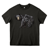 Asphalt Sloth Bear Heavy Core Tee - LillyAllenDesigns