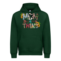 Forest Green mom of twins Urban Hoodie - CowhideDigitalArt