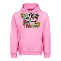 Fuchsia Pink mom of twins Urban Hoodie - CowhideDigitalArt
