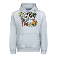 Heather Grey mom of twins Urban Hoodie - CowhideDigitalArt