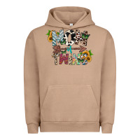 Pigment Burro mom of twins Urban Hoodie - CowhideDigitalArt